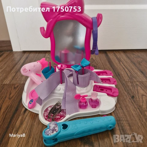 Детска тоалетка за прически и грим, снимка 8 - Образователни игри - 51272173