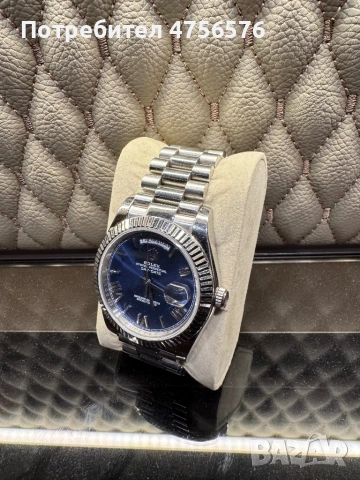 Rolex Day-Date 40 Blue Dial – Presidential, снимка 2 - Мъжки - 53730266