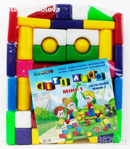 Детски строител с меки форми