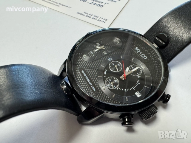 Часовник SO&CO New York , снимка 2 - Мъжки - 51891228