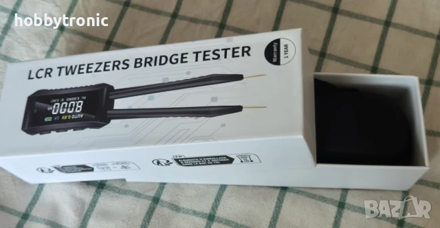 ESR пинсета - автоматично измерва R, L, C  кондензатори, резистори,  индуктивности , снимка 2 - Друга електроника - 48354068