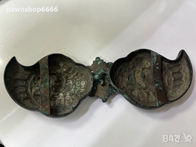 Пазарджишки пафти от 19ти век ,сребърна сплав, снимка 9 - Антикварни и старинни предмети - 53794196