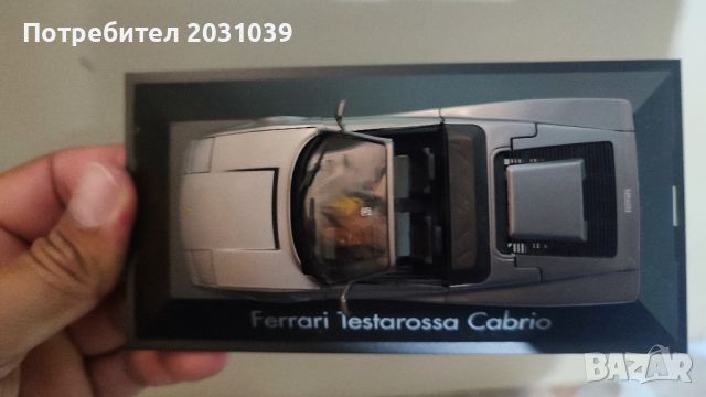 Herpa Ferrari Testarossa cabrio 1/43, снимка 3 - Колекции - 46163682