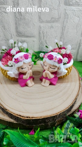Ангелчета в цвят розов!, снимка 11 - Декорация за дома - 50911878