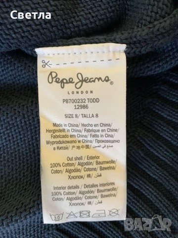 Пуловери Zara и Pepe Jeans-128-134см., снимка 8 - Детски пуловери и жилетки - 45796785