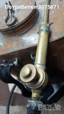 Стара медна лозарска пръскачка АРТО – Нова Загора (ретро), снимка 8 - Градинска техника - 54238110