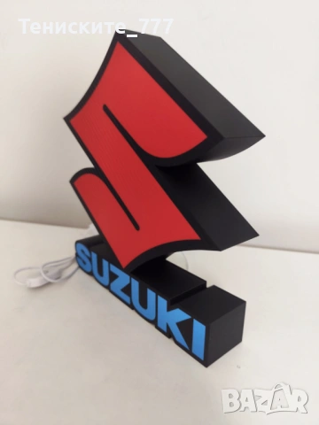 3д лампа SUZUKI, снимка 3 - Соларни лампи - 53659329