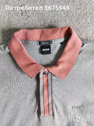 Оригинална тениска HUGO Boss Parlay - размер XL, снимка 5 - Тениски - 50336213