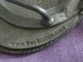 Метална маркова тока американска винтидж BevBuckle The  Beer buckle отлична 112х87х22мм, снимка 9