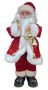 Декоративен Дядо Коледа със светеща факла и камбанки, снимка 1 - Декорация за дома - 45493112