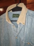 PART TWO Нова Мъжка Дънкова Риза с Яка L , снимка 3