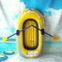 Едноместна надуваема каучукова лодка с PVC защита, помпа и гребла, снимка 1 - Водни спортове - 45944569
