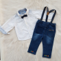 Детски дънки Мики Маус, риза и папионка 9-12 месеца, снимка 7