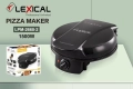 Уред за приготвяне на пица с незалепващо покритие Lexical LPM-2660-1 Бял/Черен, снимка 5