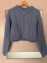 H&M crop пуловер | Размер М, снимка 2