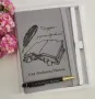 подаръчен комплект за учител гравирани тефтер и химикал , снимка 3