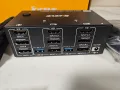 Kceve KVM Switch за 3 монитора и 2 компютъра – 8K@60Hz и 4K@144Hz, Ефективно Мултимониторно Управлен, снимка 1