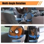 Двоен вентилатор за автомобил 12V/24V – USB & запалка, 360° ротация, 3 скорости, за задната седалка, снимка 2