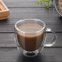 Стъклена чаша за кафе с двойно дъно 200ml, снимка 3