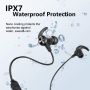 UXD Bluetooth слушалки, с микрофон CVC8.0, 20 часа възпроизвеждане, IPX7, снимка 2