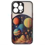 Удароустойчив калъф Trendy Travel за iPhone 15 Pro, Пътуване с балони, снимка 1