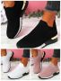 Дамски ежедневни обувки на танкетка 6цвята , снимка 1