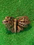 СТАРА КРАСИВА ФИГУРАЛНА ФИЛИГРАННА ПОСРЕБРЕНА БРОШКА ПЕПЕРУДА от БЛАГОРОДНА СТОМАНА 31413, снимка 11