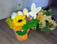 Великденски и пролетни декорации -венци/панери/шайби, снимка 12