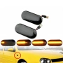 Динамични мигачи за огледала за VW Golf 3 4 Passat Seat Skoda, снимка 5