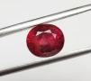 Рядък Ненагряван Сертифициран Рубин 3.18 карата от Уинза, Танзания – Истинско Съкровище! , снимка 8