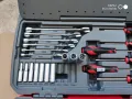 Teng tools тенг 1/4 и 1/2 гидория 95 части КАЧЕСТВЕНИ вложки ключове отвертки комплект, снимка 9