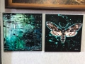 Авторска абстрактна картина молец, снимка 3