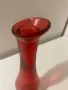 Avon Ruby Red Glass Vintage vase.1960s, снимка 3