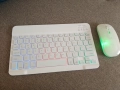 Безжични с RGB подсветка Bluetooth Мишка и клавиатура за TV box / Android box компютър / лаптоп, снимка 4