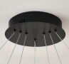 LED Полилей SATURN 70W, 2 кристални ринга, 3 цветни температури, снимка 5