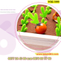 Монтесори игра за памет "Издърпай морковче" изработена от дърво - КОД 3589, снимка 7