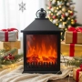 LED Декоративен фенер-камина – Реалистичен пламък за Коледа и зимен уют, снимка 1