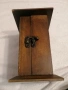 Продавам стар дървен  настолен часовник, снимка 4