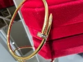 CARTIER Nail Juste un Clou Small Thin Gold Diamonds Гривна Пирон, снимка 4