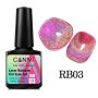 CANNI Laser Rainbow Cat Eye гел лак, снимка 6