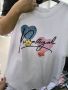 Дамски тениски с 3D цветя, снимка 4