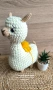 Плетена плюшена Лама, снимка 5