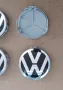 Капачки с лого / емблема  VW за джанти от мерцедес 75 мм, снимка 2