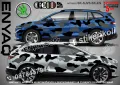 Seat Ateca SK-SJV3-SE-AT Кaмуфлаж Офроуд Джип Пикап Лодка Camouflage Off-Road стикери, снимка 8