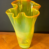 Уникална Murano стъклена ваза, снимка 2 - Вази - 44973061