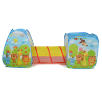 Палатка с тунел за игра Moni Toys - 3 в 1, снимка 2 - Други - 44955888