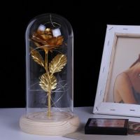 Вечна роза в стъкленица с LED светлина, снимка 16 - Декорация за дома - 45782997