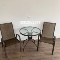 Уникален Комплект маса със два стола, снимка 1 - Столове - 45205892