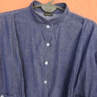 Винтидж ретро соц. дамска дънкова риза Левент 80-те (L/XL) 170 , снимка 2 - Ризи - 45388304