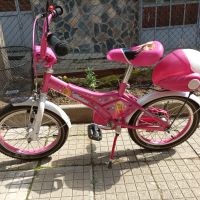 Детско колело Barbie 16" розово , снимка 2 - Детски велосипеди, триколки и коли - 45131909